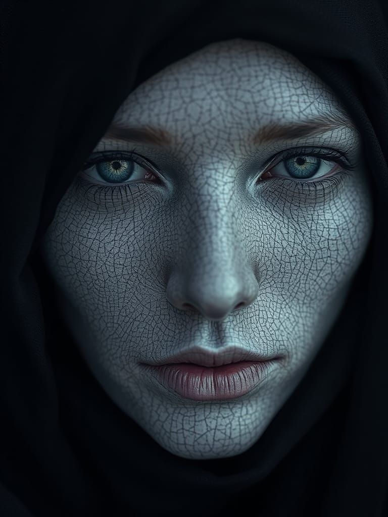 Ethereal Figures in Synthetic Skin