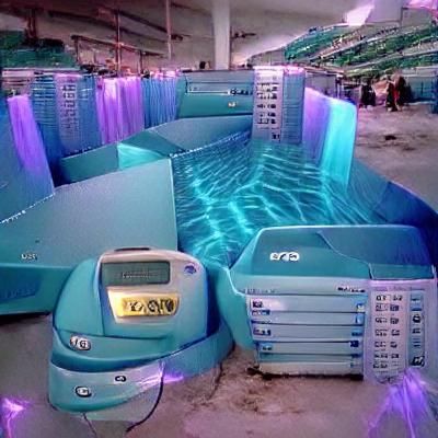 Y2K Aesthetic Swimming Pool Design
