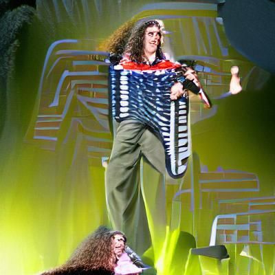 Portrait of "Weird Al" Yankovic