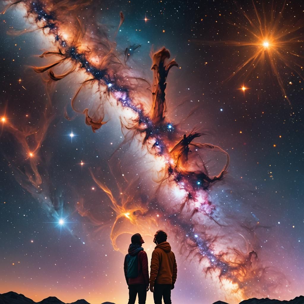 Cinematic Sci-Fi: Cosmic Nebula Viewed Through Hubble