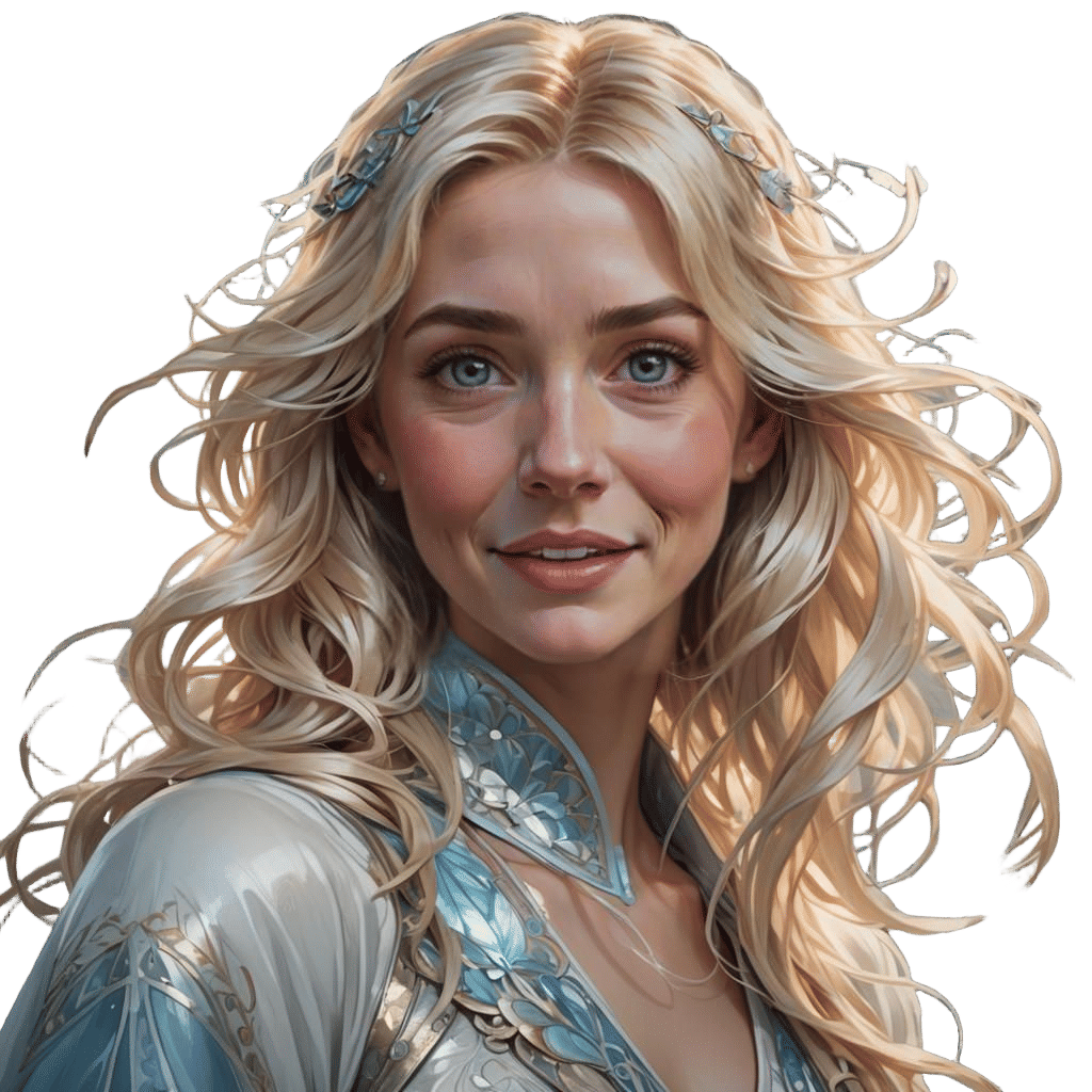 Empathetic Portrait in Digital Art Style