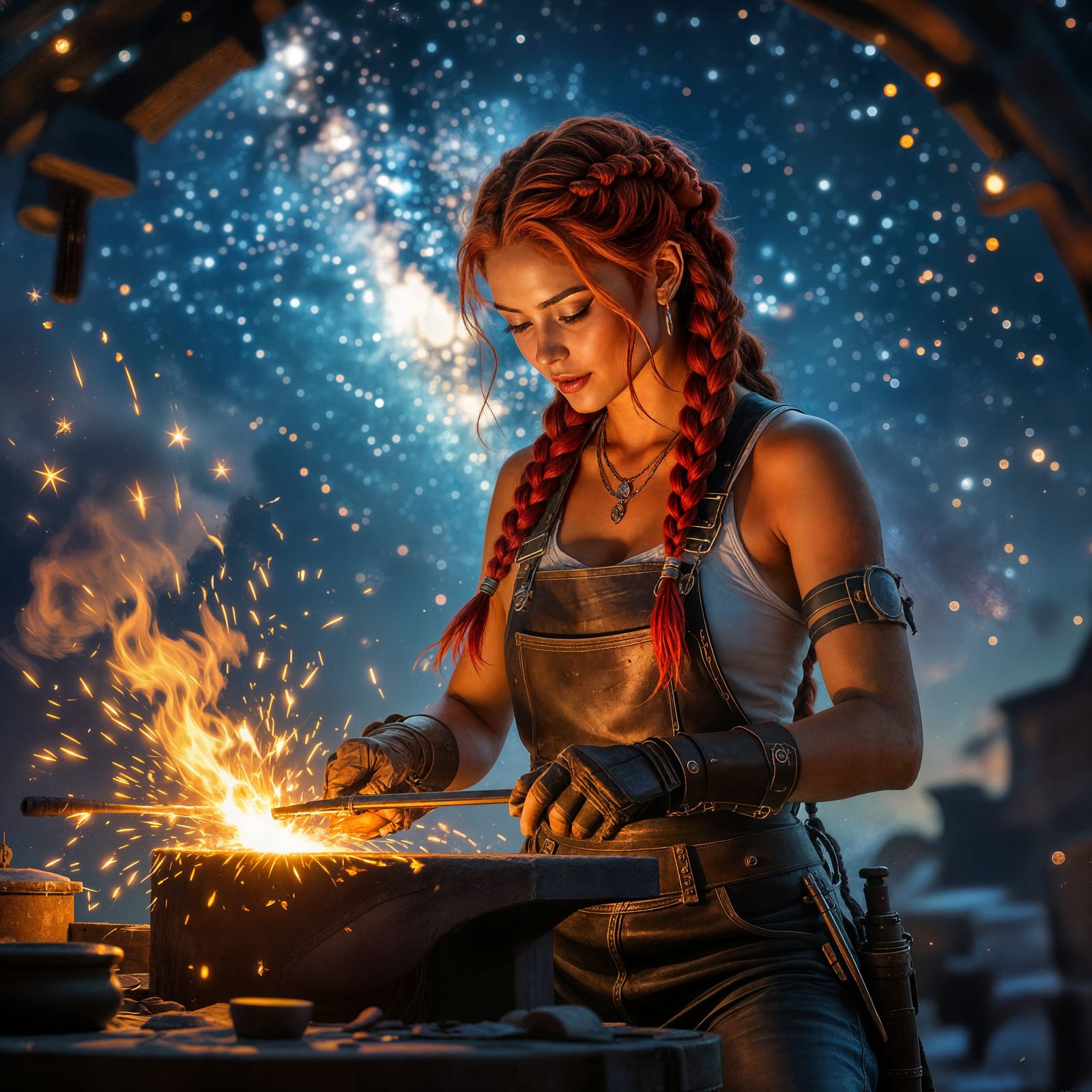 Celestial Blacksmith Forging Life in the Milky Way