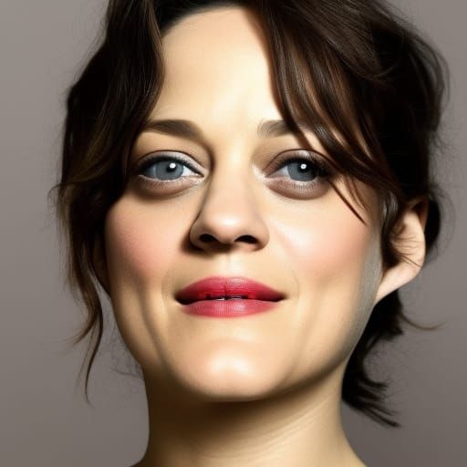 Abstract Portrait of Marion Cotillard