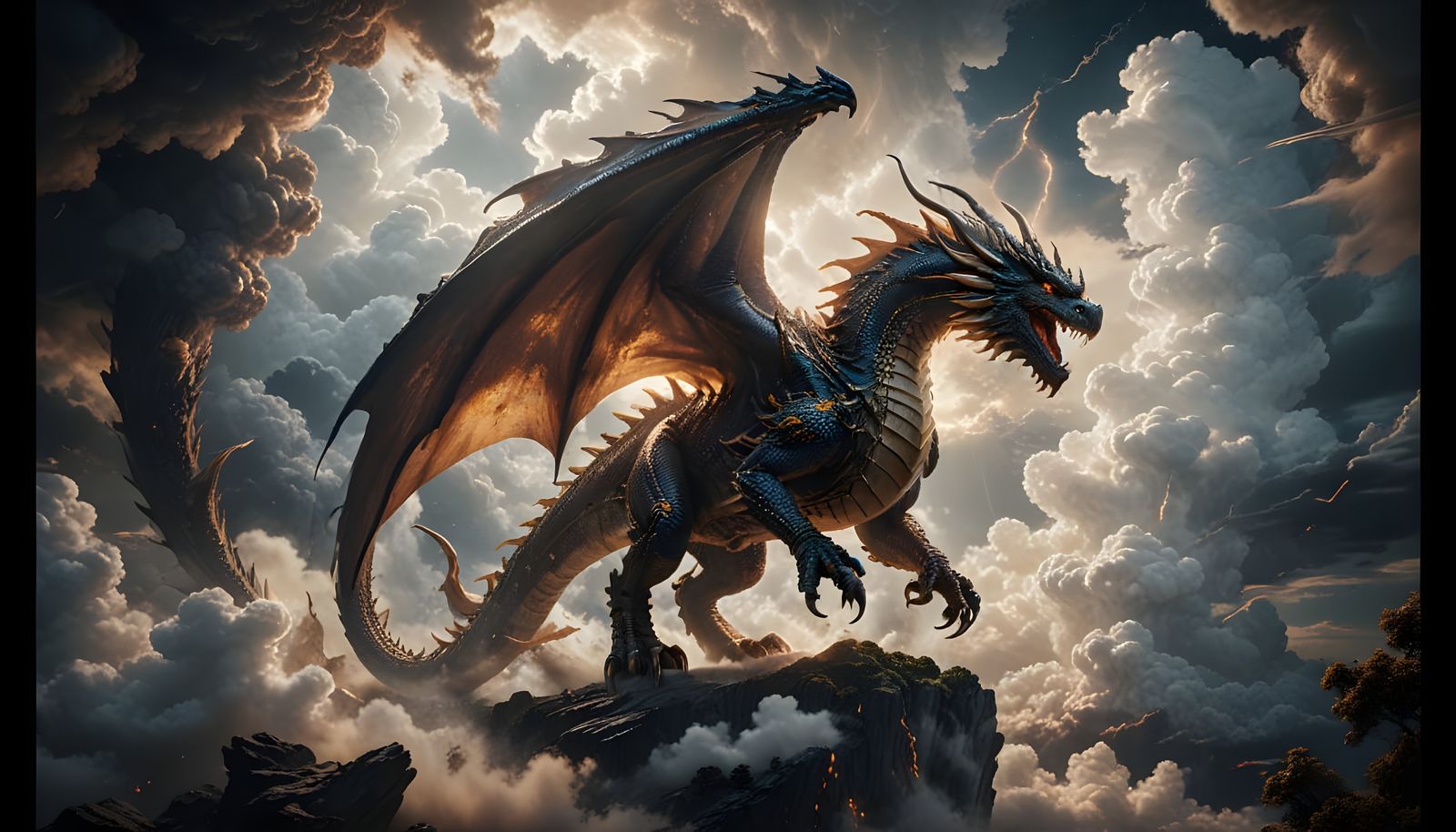 Celestial Dragon Soars Through the Skies in Hyper-Realistic ...