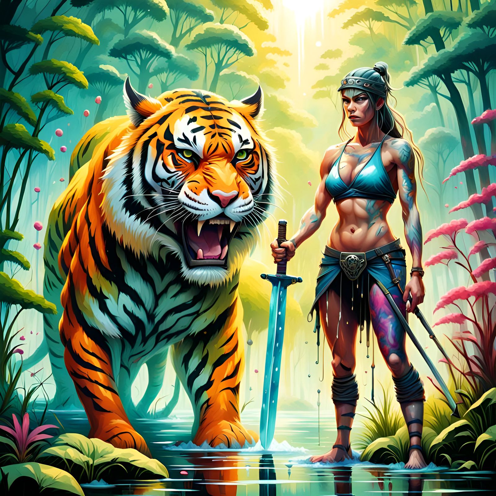 Tiger meets Bodybuilding by My.
