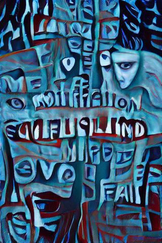 AI Generated Expression of Despair and Isolation