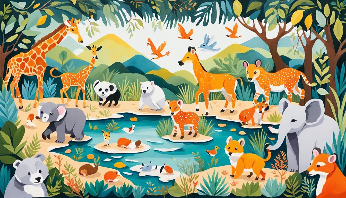 Delightful Baby Animals in Natural Habitats