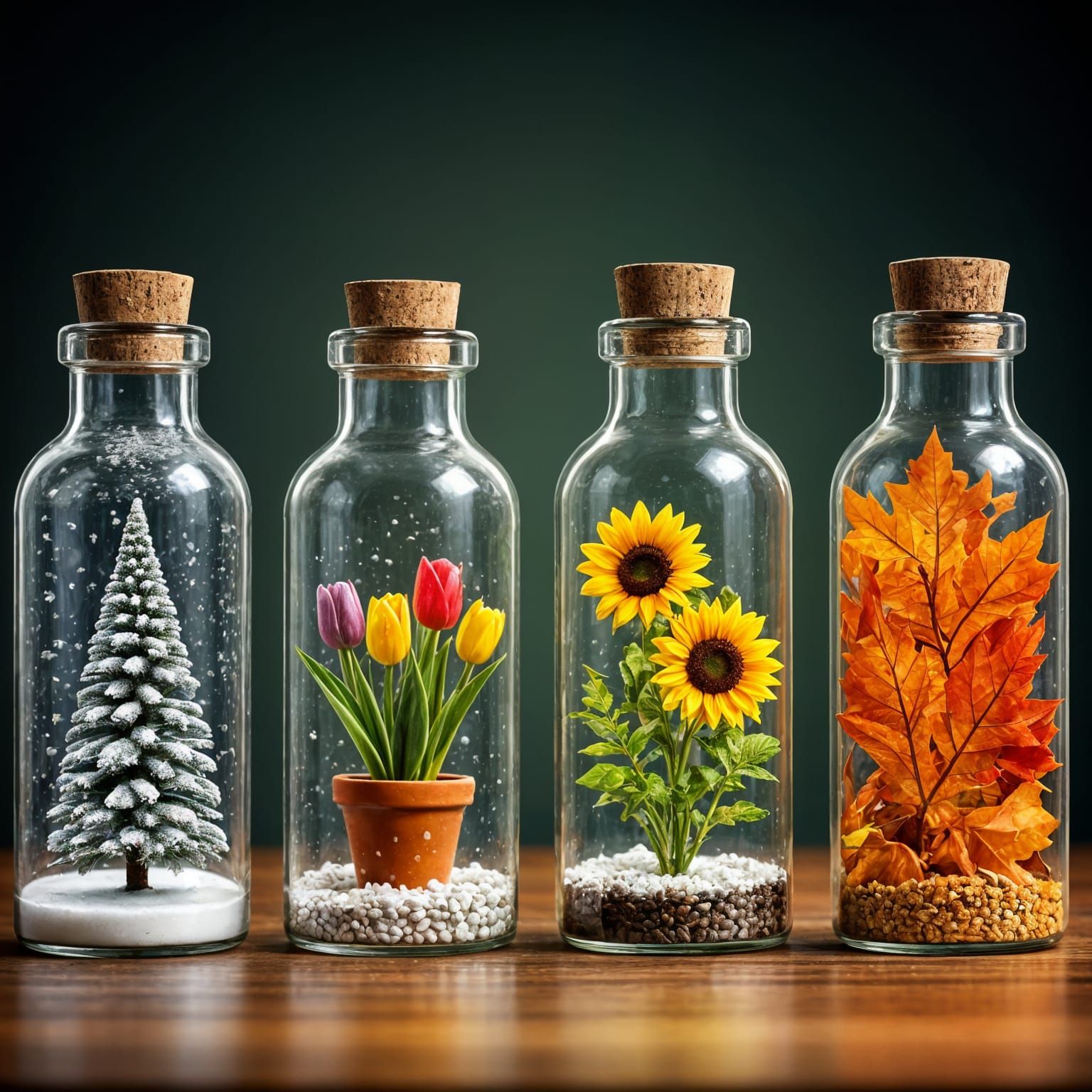 Seasons in Glass: Miniature Botanical Worlds