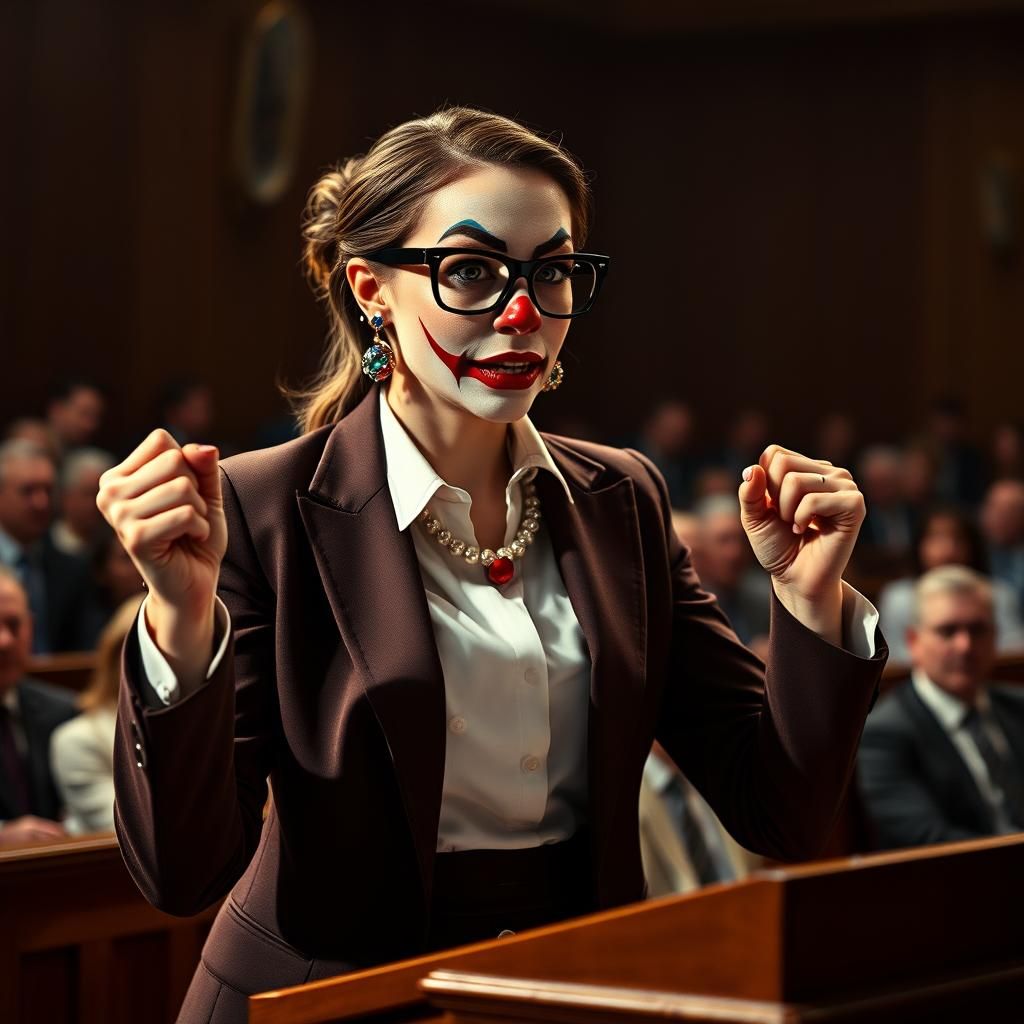Clown Makeup Lawyer Delivers Courtroom Drama