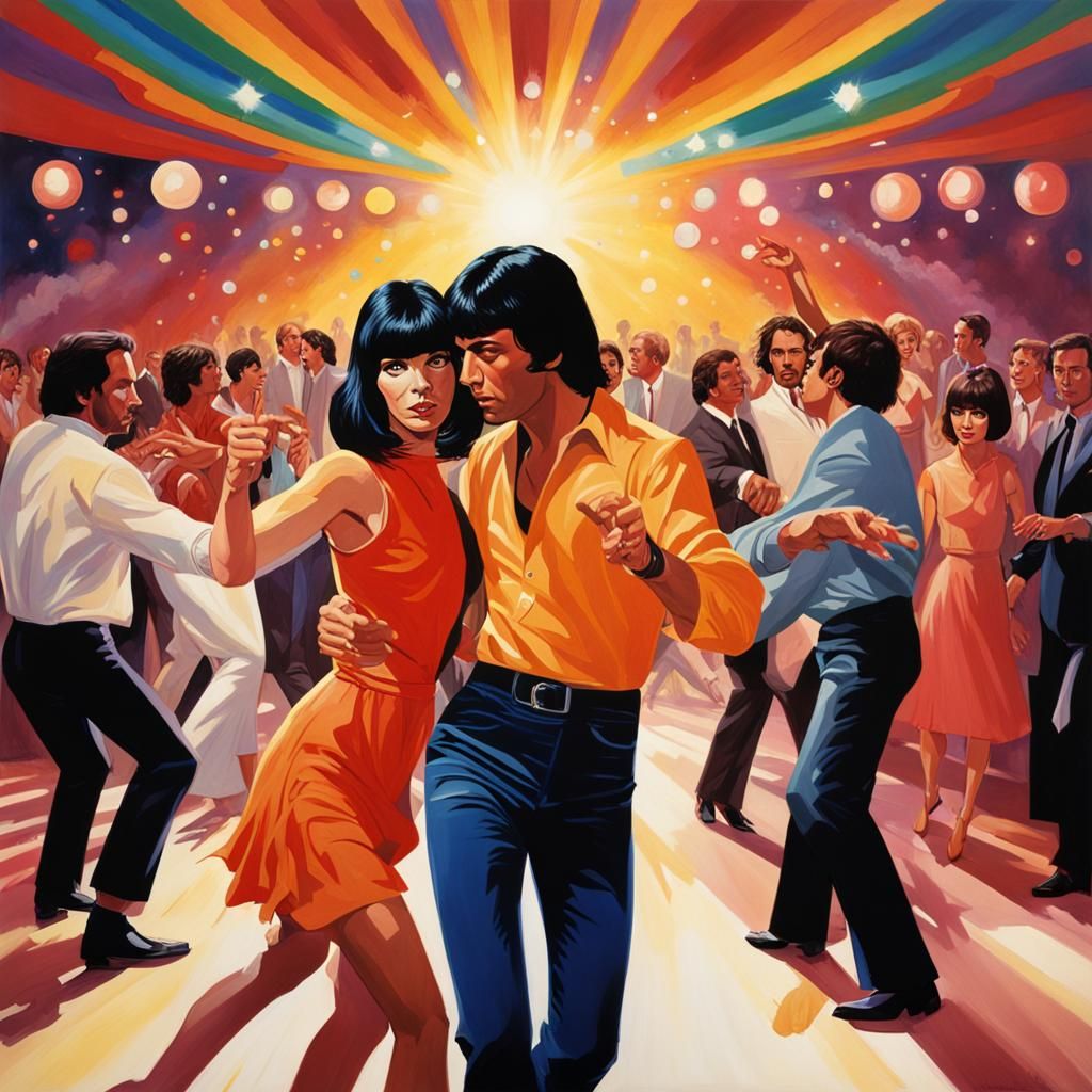 Disco Dance with Tony Manero and Mia Wallace