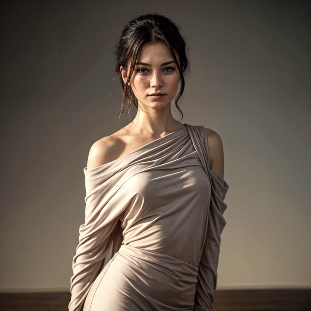 Ethereal Female Form in Dark Art