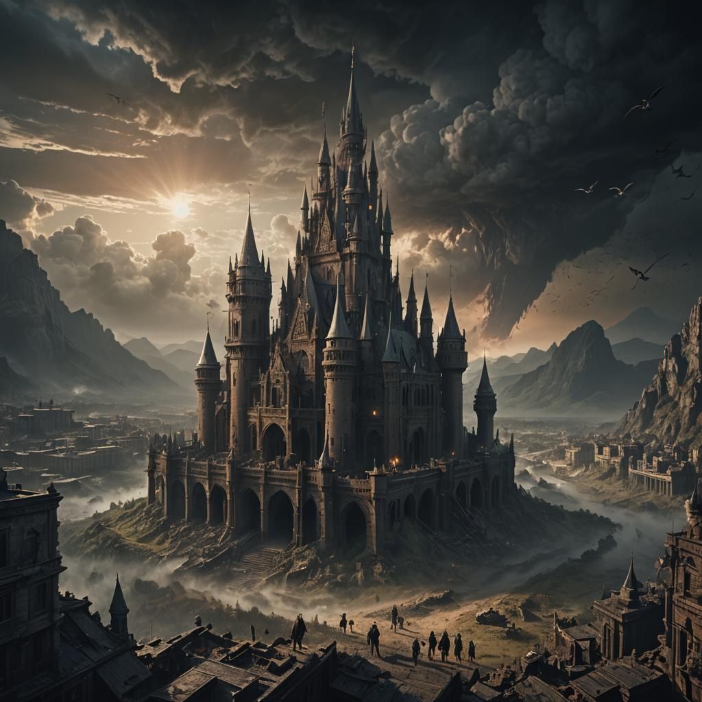 Darkness Victorious: A Dramatic Digital Matte Painting