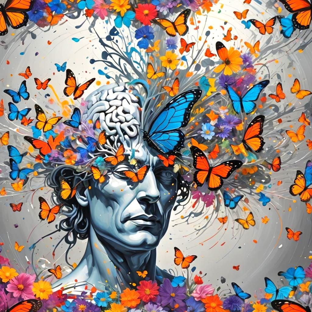 Closed Mind vs Innovative Mind: A Visual Contrast