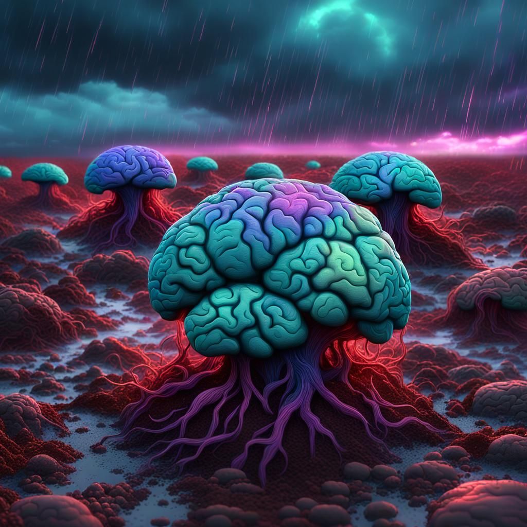 Bioluminescent Brains in Green Rain: Magic Realism
