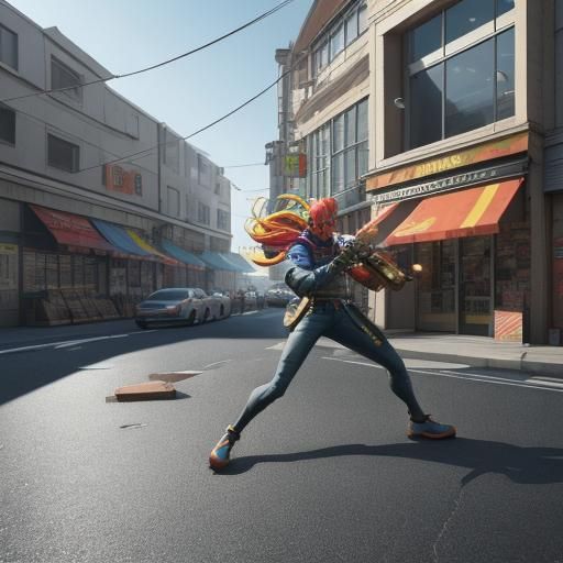 Cartoon Food Escape in 3D Anime Style