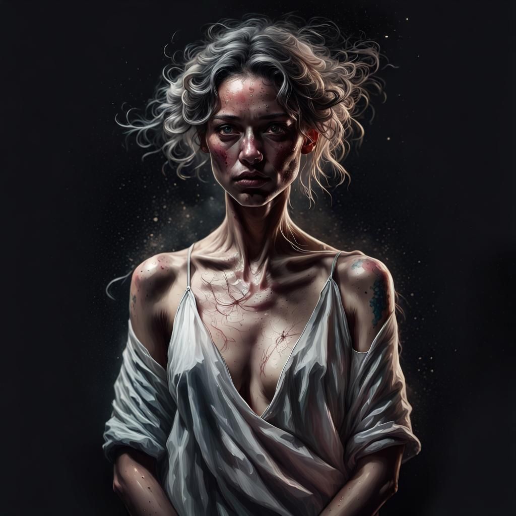 Viking Warrior Rezika Portrait in Hyperdetailed Digital Art