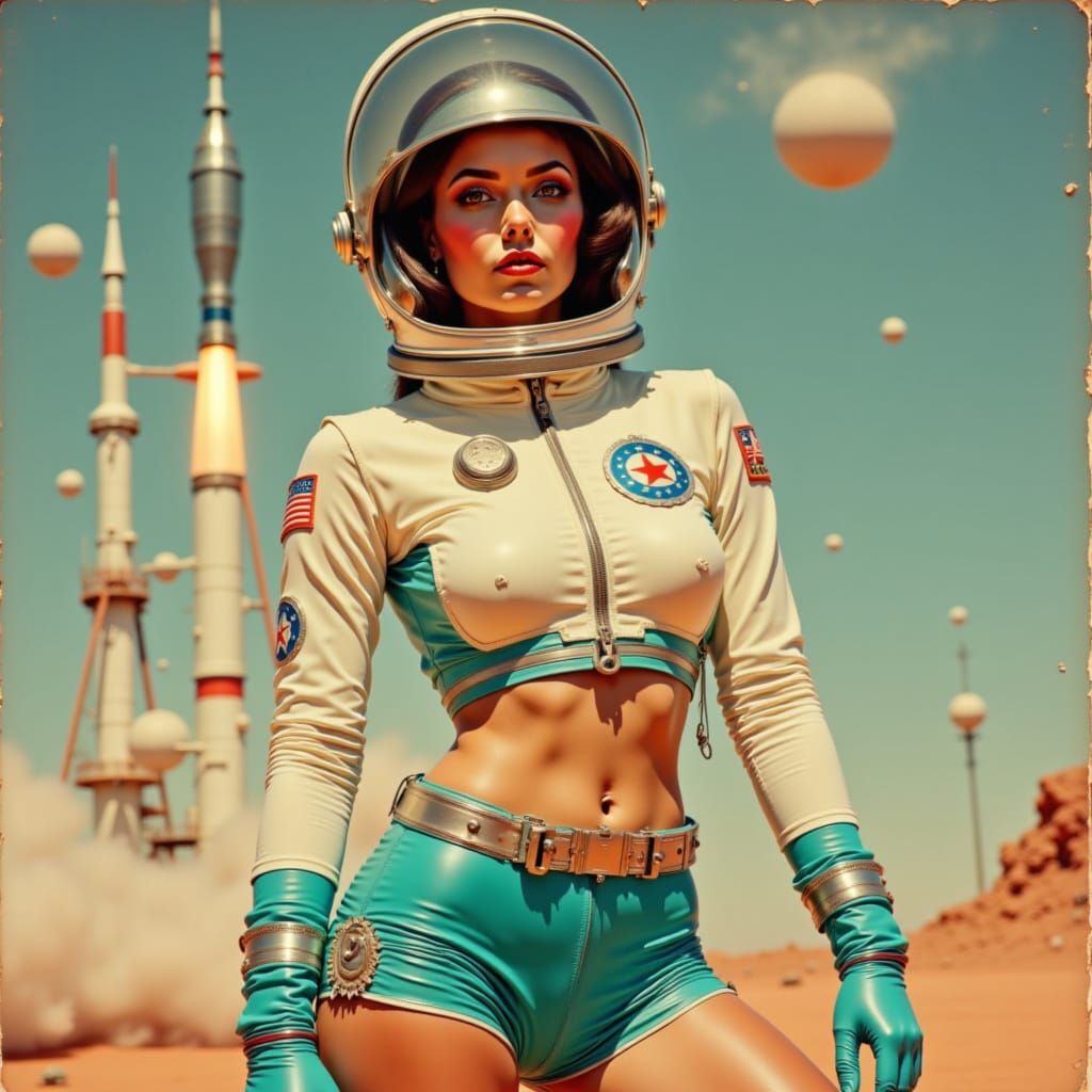 A Retro Diva space lady