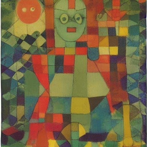 Witches and Fate in the Style of Klee and Somov