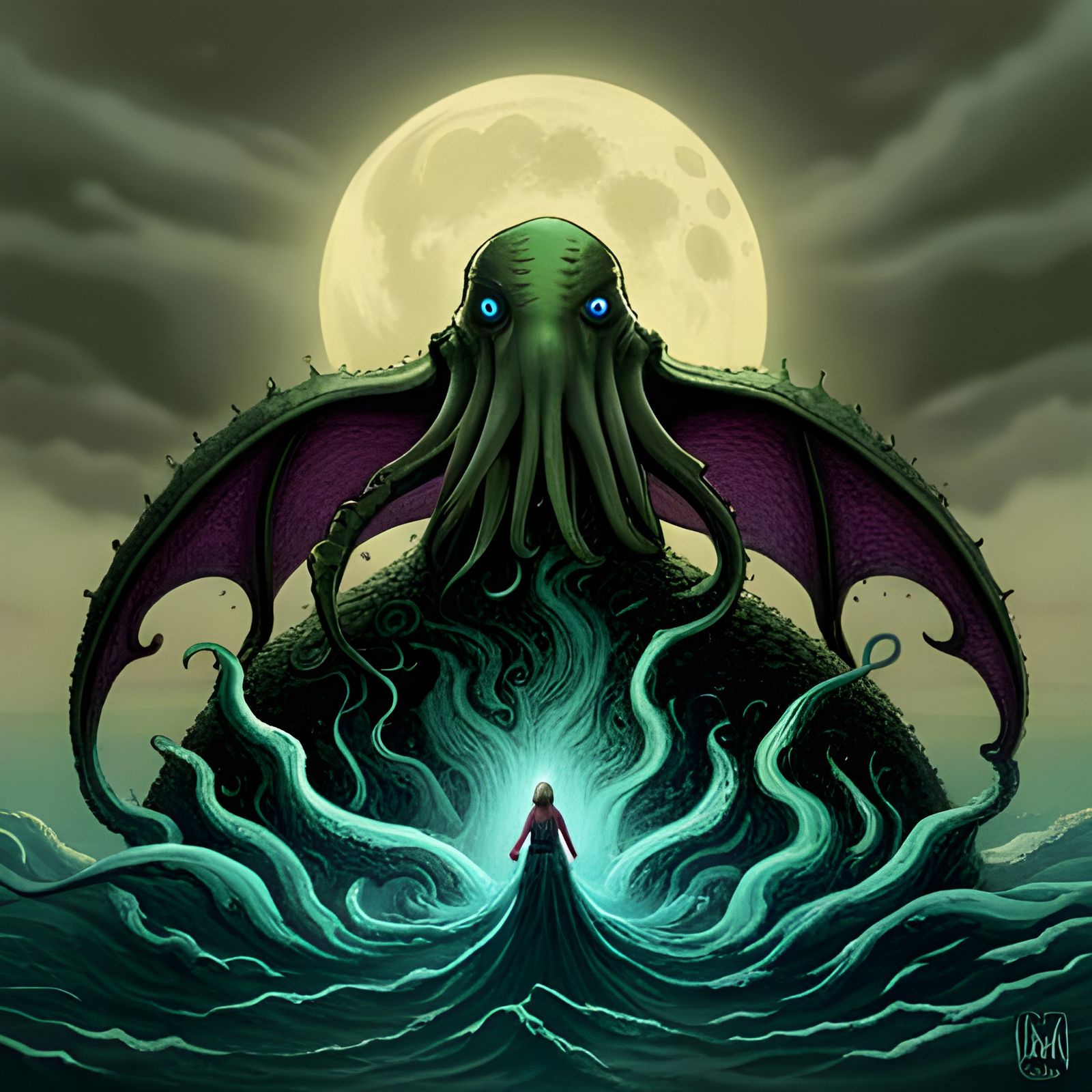 Cthulhu Rises: Ominous Concept Art
