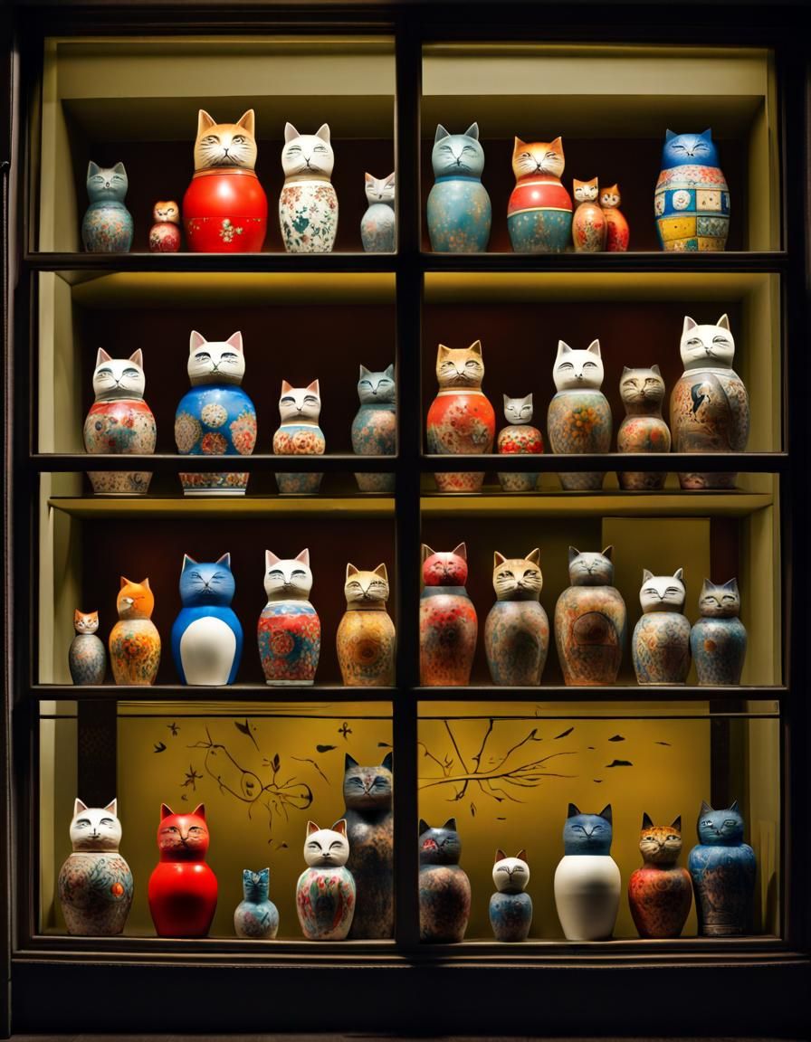 Matryoshka cats. 🪆