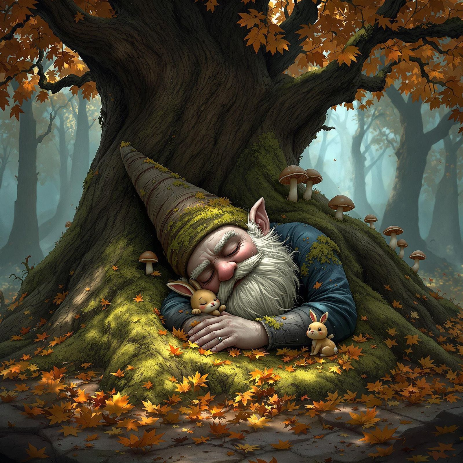 Sleeping gnome