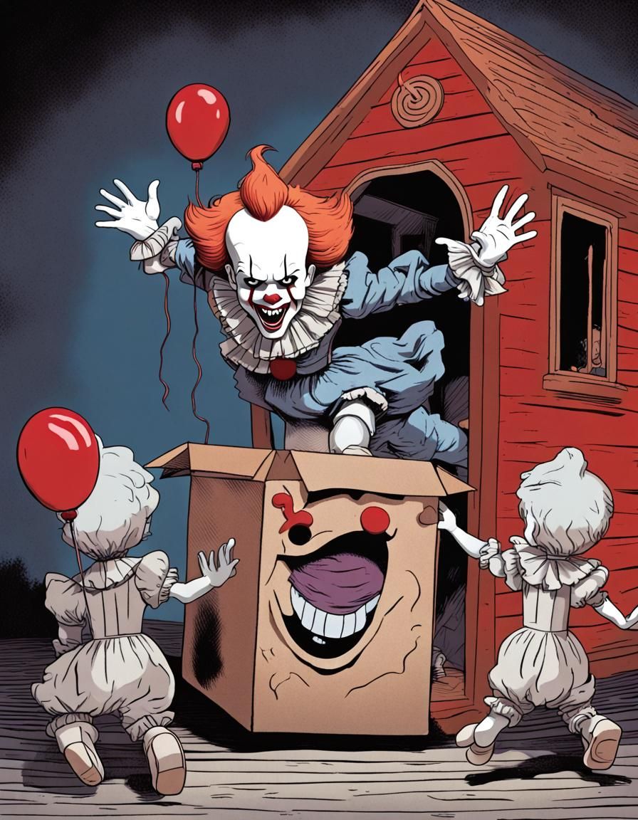 Pennywise Jack-in-the-Box Horror