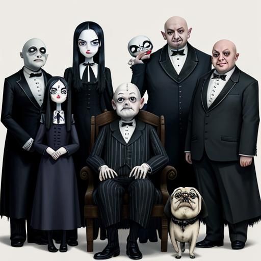 The Addams Family Portrait