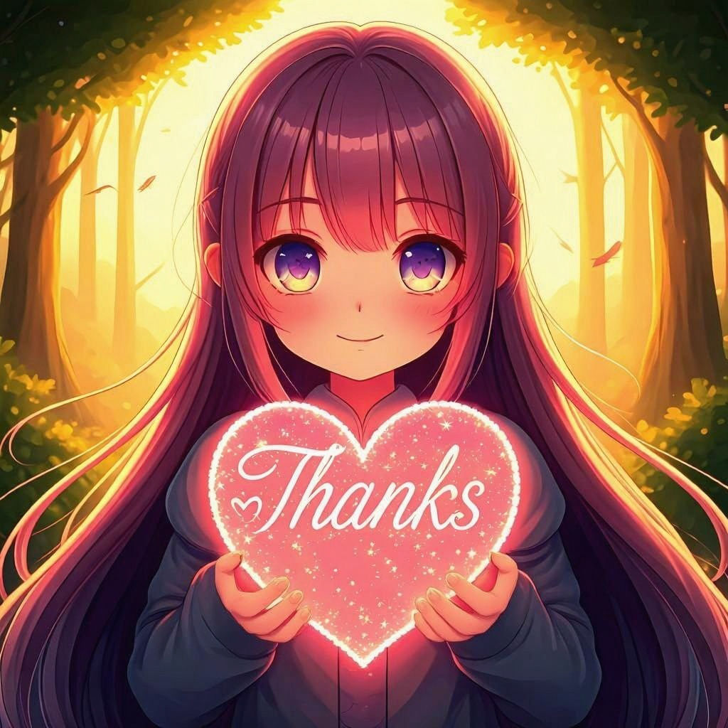 Vibrant Chibi Fairy Crafts Shimmering Heart with Radiant Smi...