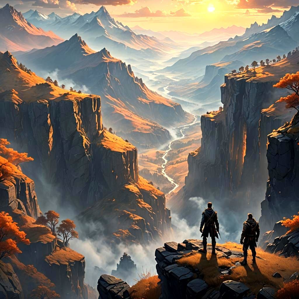 Mind and Nature: A Fantastical Digital Painting