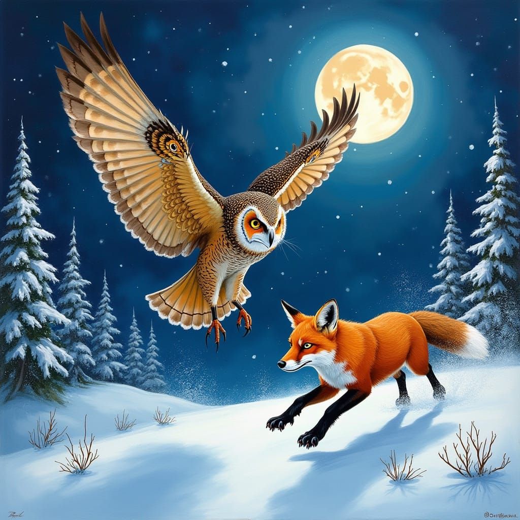 Owl & Fox
