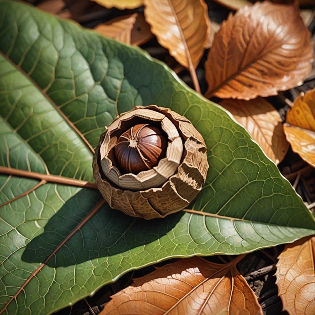 Whimsical Woodland Treasure in Watercolor Style