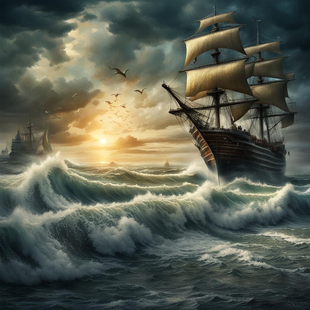 Epic Summer Beach Scene: Digital Matte Painting