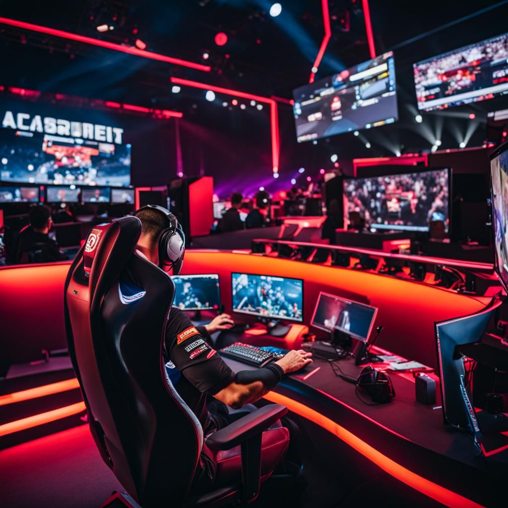 Focused eSports Player Portrait