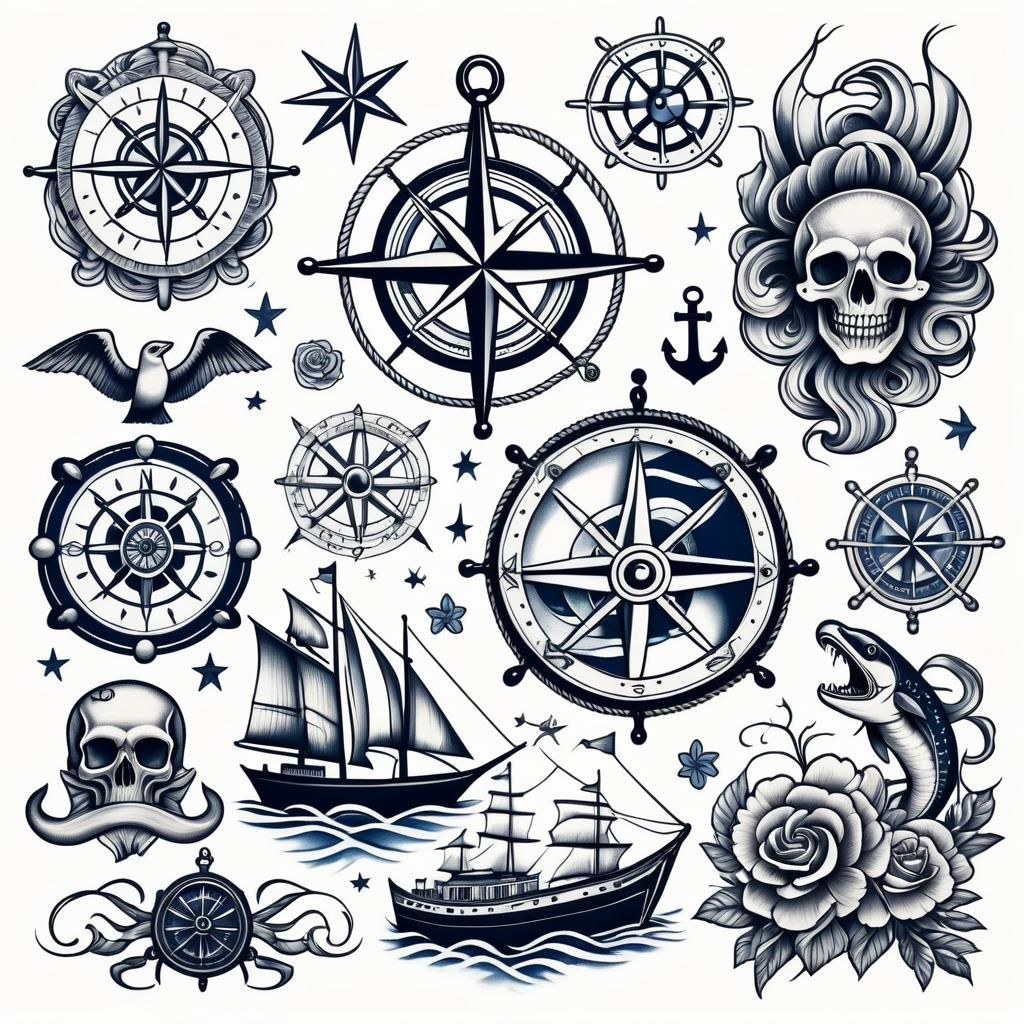 Nautical Tattoo Designs