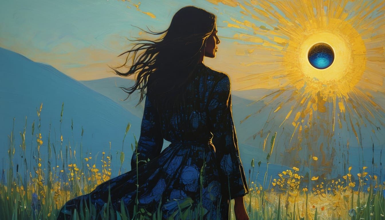 naive art high contrast