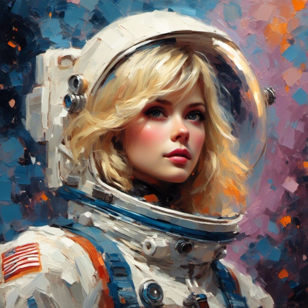 <lora:BeautyStrokes:1.0> "Blonde astronaut"