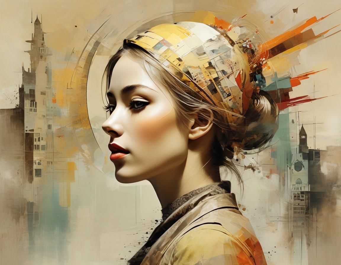 Portrait of a contemporary woman
