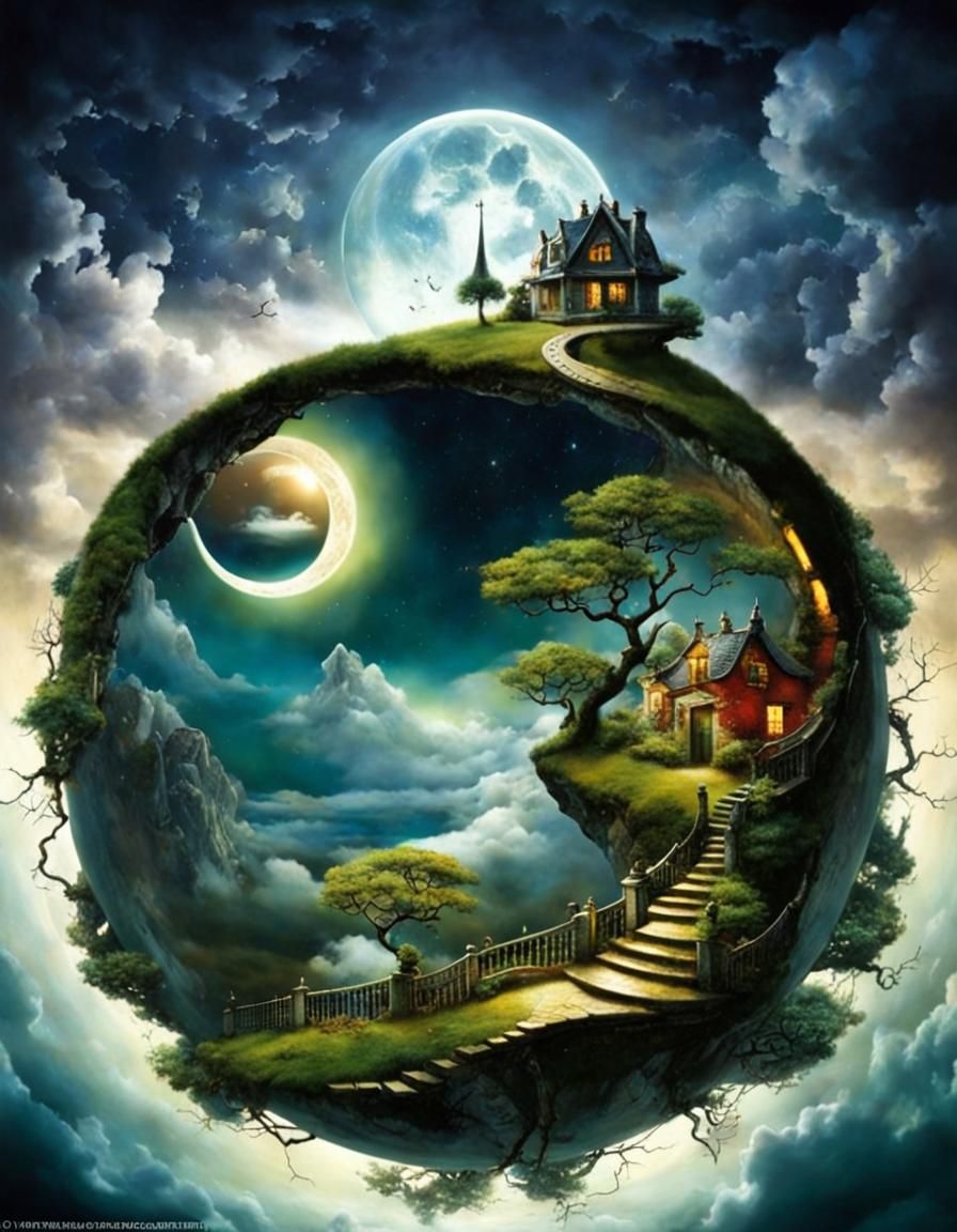 Surreal Stargate Opens to Fantasy Garden