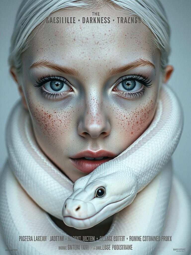 Retro-Modern Movie Poster: The Darkness Within