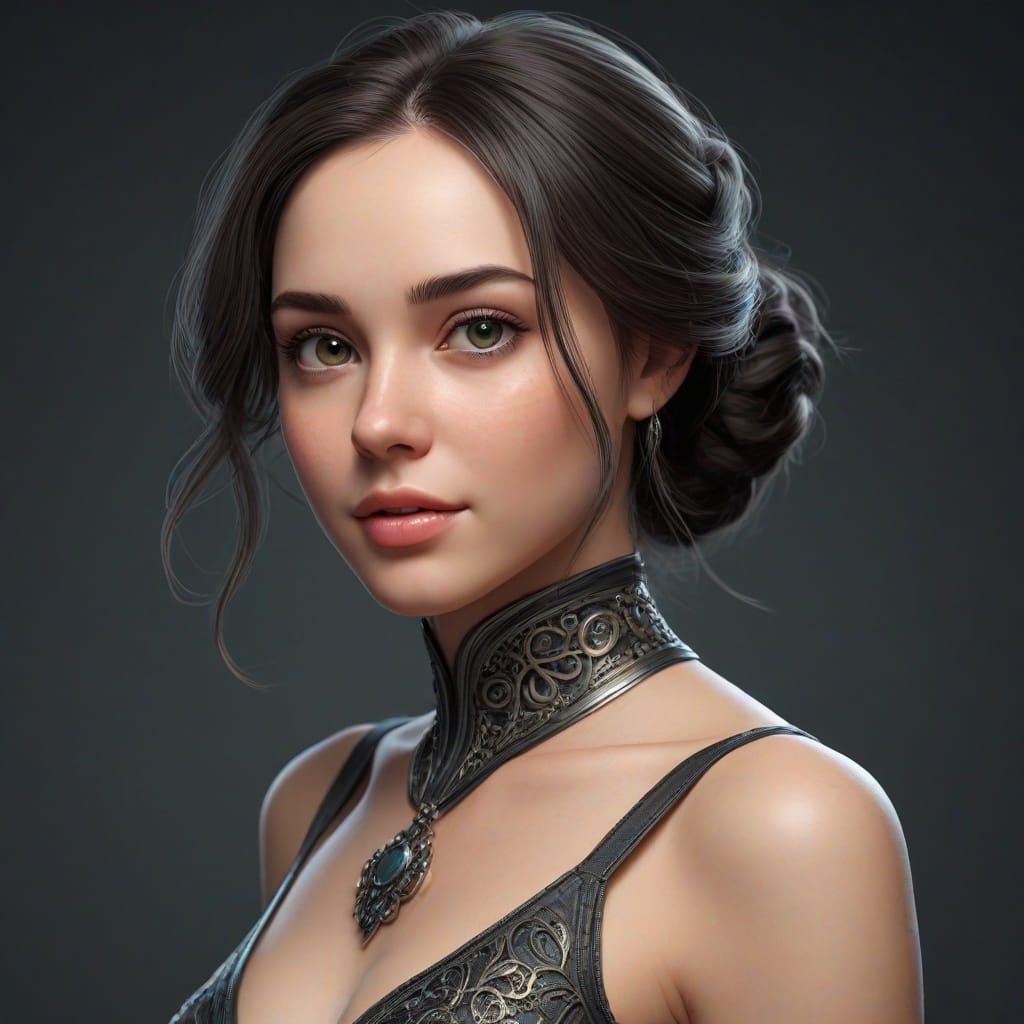 Surrealistic Portrait of a Mysterious Elaborate Structure