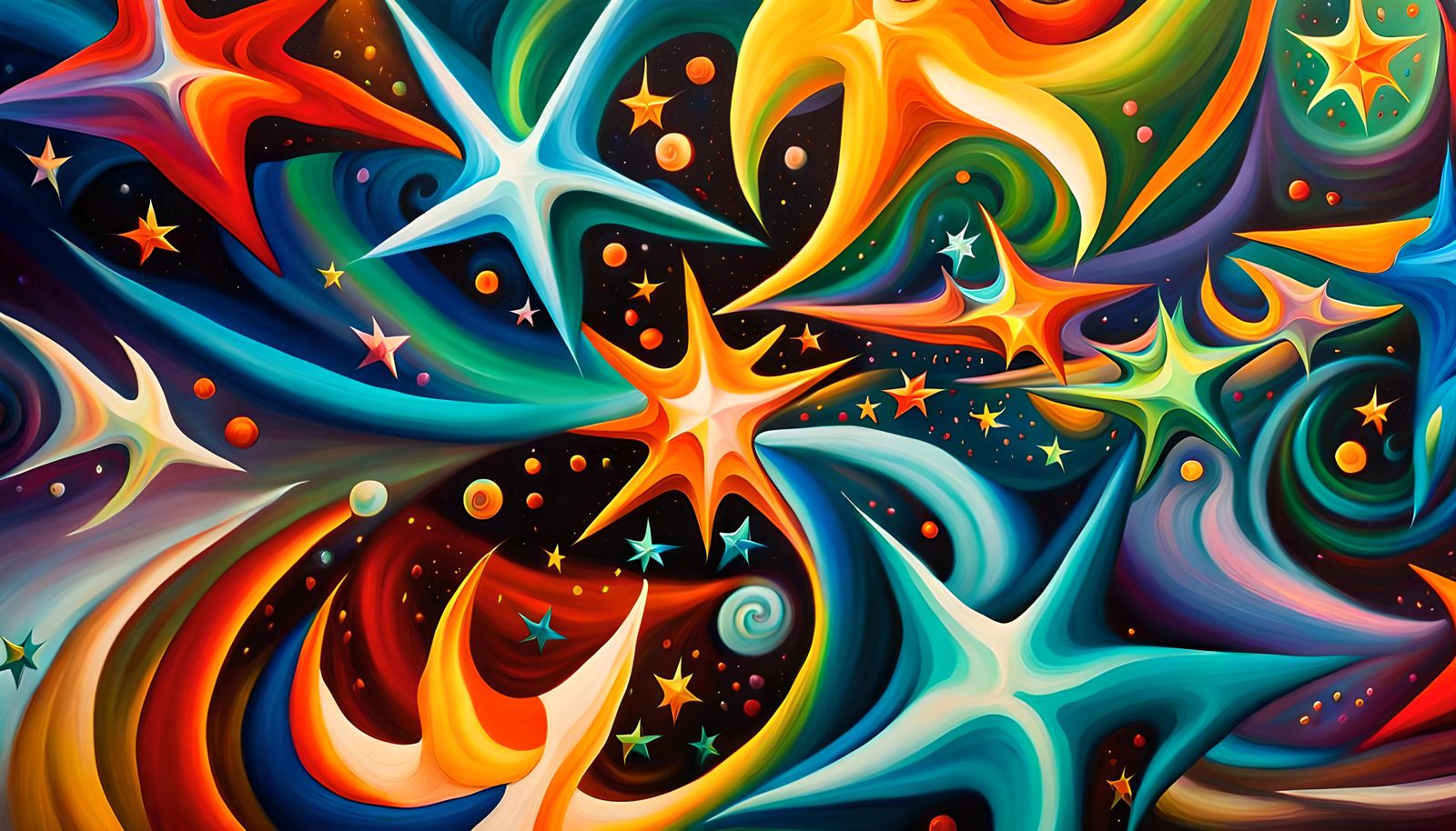 Harmonious Newborn Stars in Electromagnetic Plasma Maelstrom