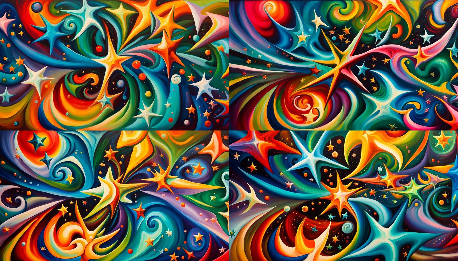 Swirling Newborn Stars in Electromagnetic Plasma Maelstrom