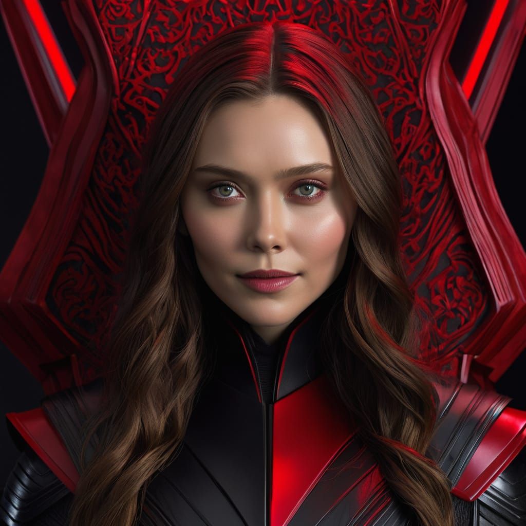 Surreal Elizabeth Olsen Portrays the Ruthless Sith Empress i...