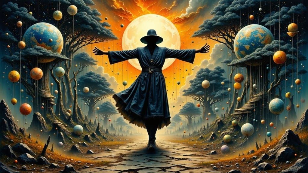 Surrealist Masterpiece: Puppeteer and Liberation