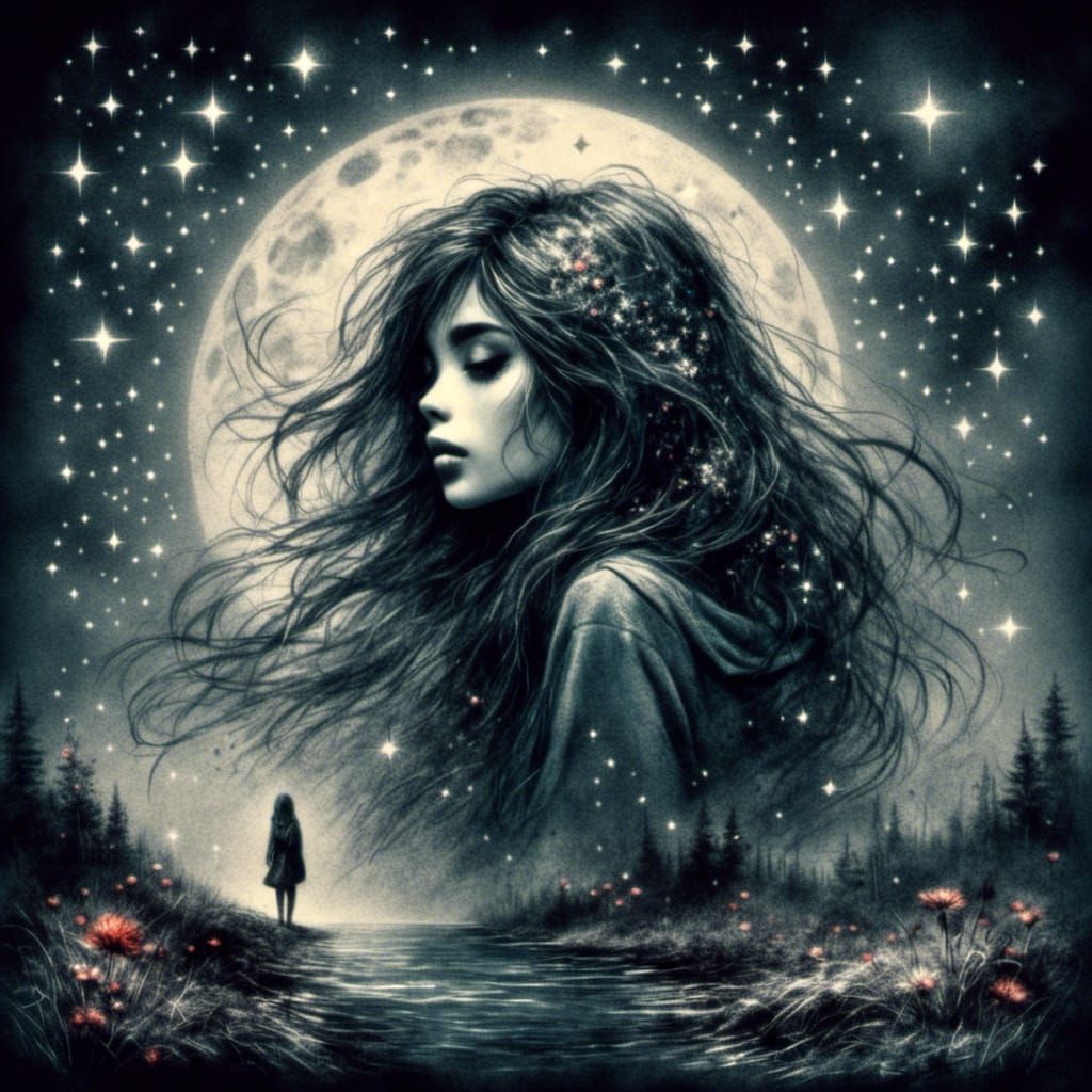 Whispers in the Dark: An Artistic Interpretation