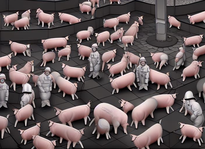 Surreal Surveillance State with Excessive Security