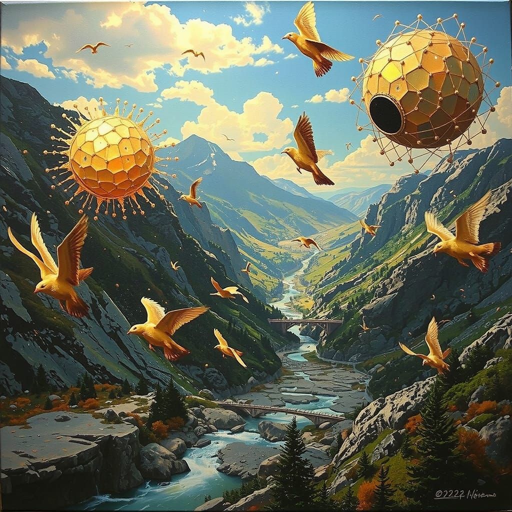 AI Generated Abstract Concepts of Perfection and Beauty