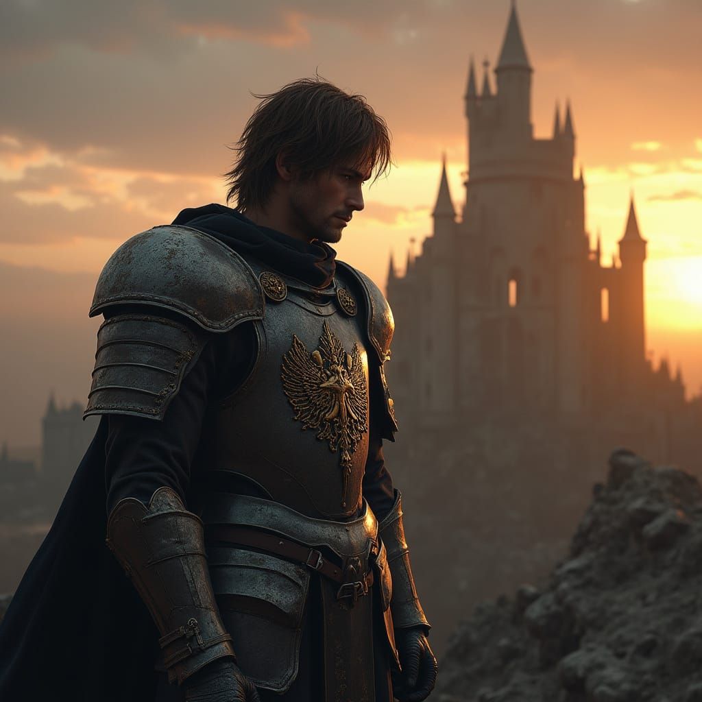 Dark Paladin in Ruins, Golden Light, Oathbreaker