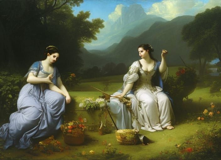 Wanderer's Pain: A Romantic Era Painting