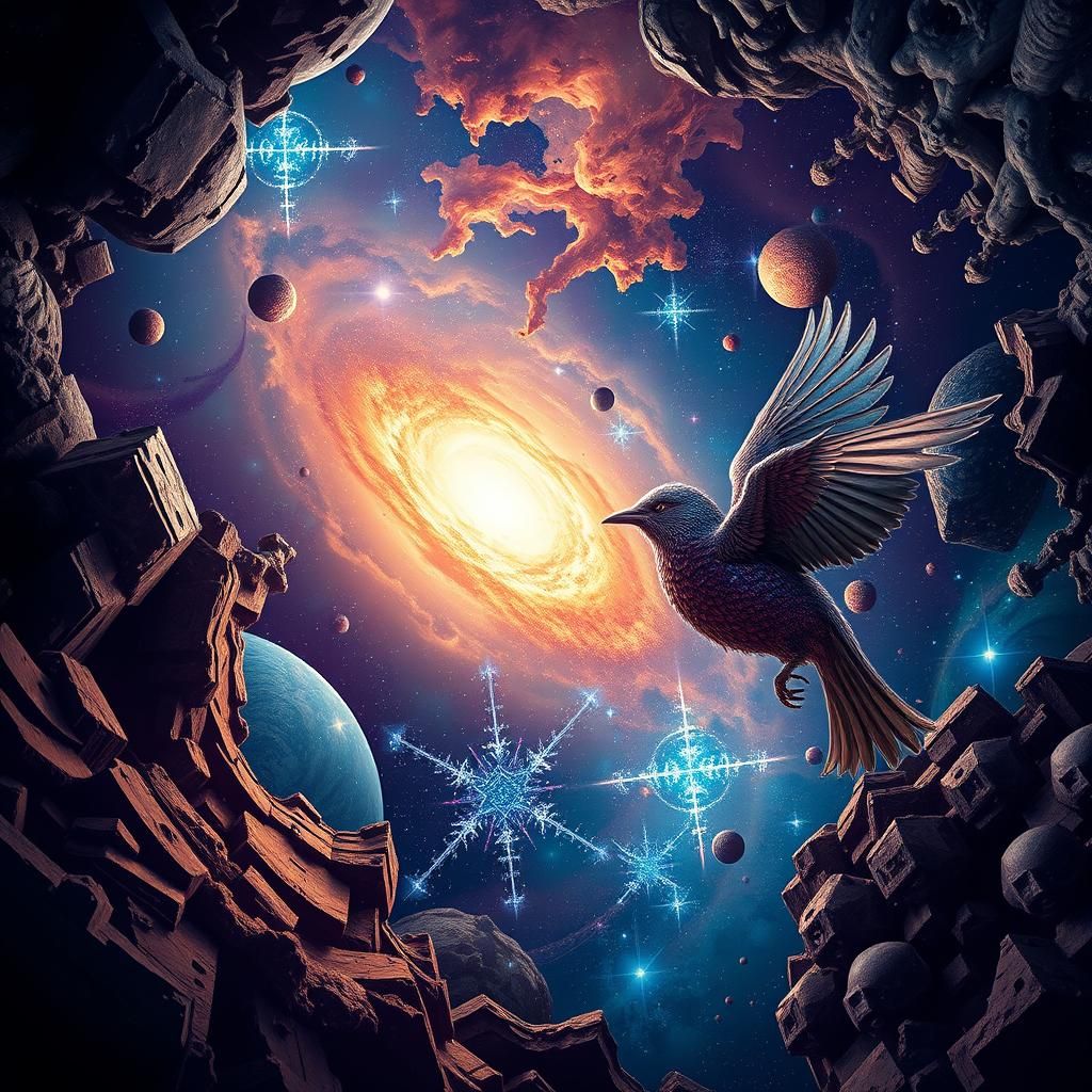 Psychedelic Universe: A Dreamlike Digital Art